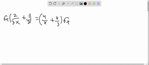 solve-the-equation-frac23-xfrac12frac4xfrac43