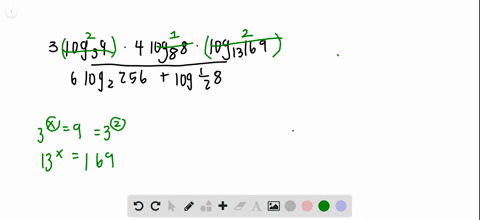 in-27-56-evaluate-each-logarithmic-expression-show-all-work-frac3-log-_3-9-cdot-4-log-_8-8-cdot-log-