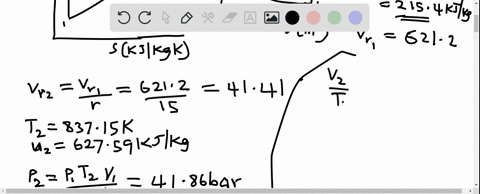 in-an-air-standard-diesel-cycle-the-compression-ratio-is-15-and-at-the-beginning-of-isentropic-compr