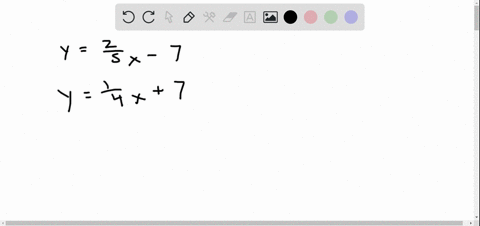 a-system-of-equations-is-given-in-which-each-equation-is-written-in-slope-intercept-form-determine-t
