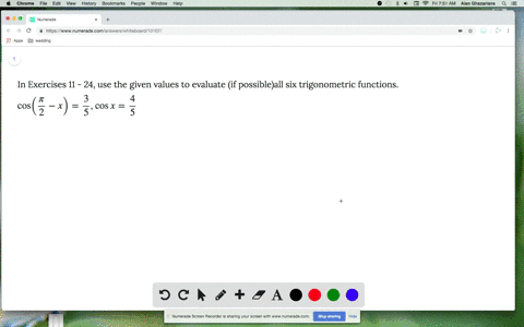 in-exercises-11-24-use-the-given-values-to-evaluate-if-possibleall-six-trigonometric-functions-cosle