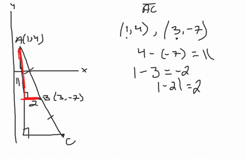 b-is-the-midpoint-of-overlinea-c-a-has-coordinates-14-and-b-has-coordinates-3-7-find-the-coordinates