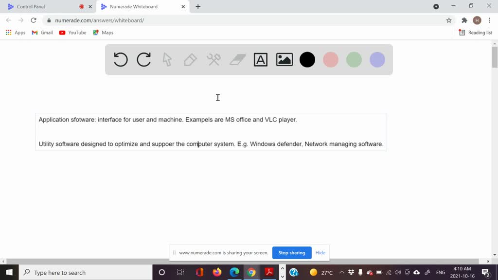 Word processing programs, spreadsheet programs, email programs, web