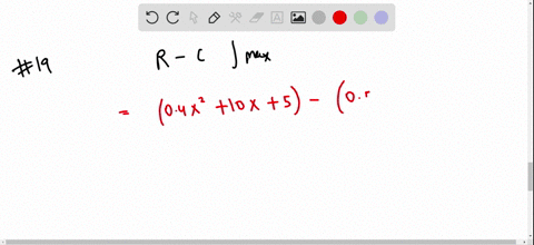 let-r04-x210-x5-and-c05-x22-x101-for-which-value-of-x-is-r-c-a-maximum