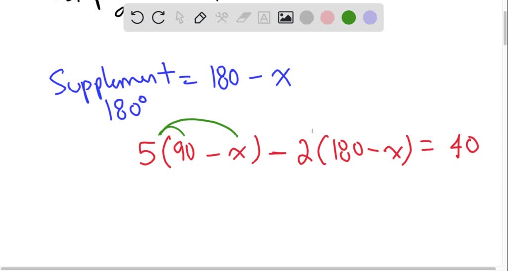 solved-five-times-the-complement-of-an-angle-less-twice-the-angle-s