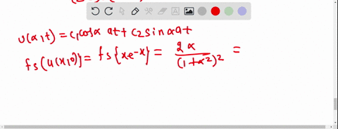 SOLVED:(a) By taking the Fourier transform of (19.114) show that the ...