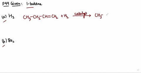 name-the-products-formed-when-the-following-reagents-add-to-1-butene-a-mathrmh_2-b-mathrmbr_2