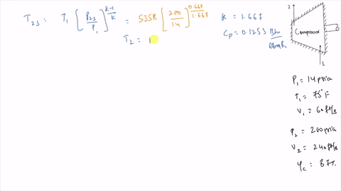 argon-gas-enters-an-adiabatic-compressor-at-14-psia-and-75circ-mathrmf-with-a-velocity-of-60-mathrmf