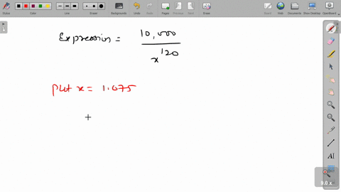 evaluate-the-expression-for-the-given-value-of-x-frac10000x120-quad-x1075-2