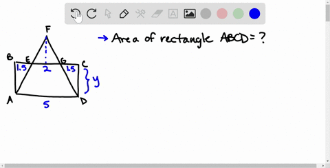 the-figure-above-consists-of-triangle-a-d-f-and-rectangle-a-b-c-d-b-ec-g15-and-e-g2-if-the-area-of-t