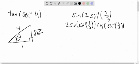 find-the-exact-value-of-each-expression-a-tan-leftsec-1-4right-b-sin-left2-sin-1leftfrac35rightright