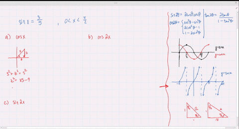 given-that-sin-xfrac35-and-that-0xfracpi2-find-the-exact-values-of-a-cos-x-b-cos-2-x-d-sin-2-x