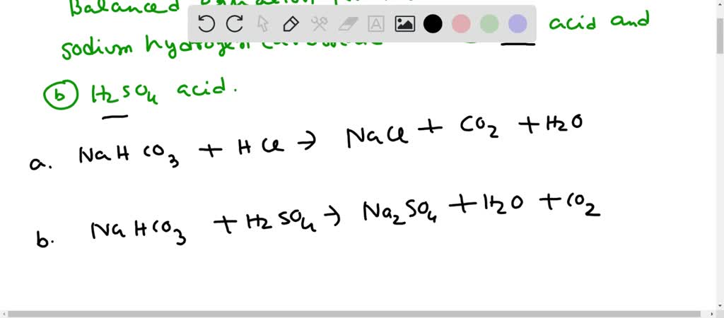 Solved:sodium Hydrogen Carbonate (nahco3), Also Known As Baking Soda 