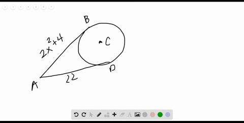 points-mathrmb-and-mathrmd-are-points-of-tangency-find-the-values-of-mathrmx-3