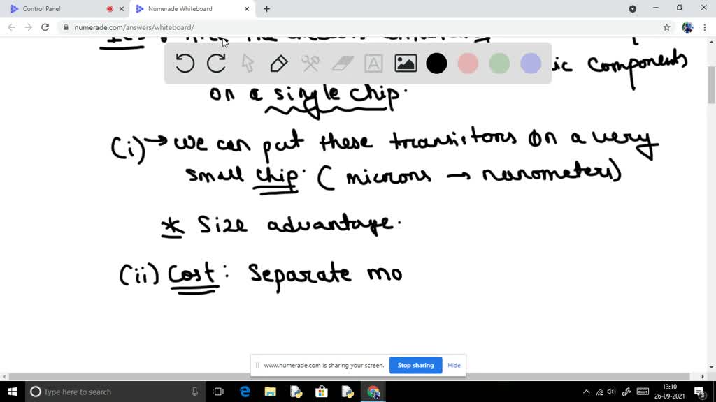 List the advantages and disadvantages of an IC vs. a discrete