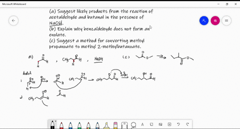 a-suggest-likely-products-from-the-reaction-of-acetaldehyde-and-butanal-in-the-presence-of-naoh-b-ex