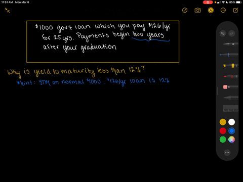 to-help-pay-for-college-you-have-just-taken-out-a-1000-government-loan-that-makes-you-pay-126-per-ye