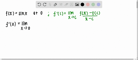 find-the-derivative-of-each-function-at-the-given-number-fxsin-x-text-at-0