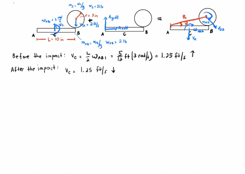 Solved Member A B C Has A Mass Of 2 4 Mathrm Kg And Is Attached To A Pin Support At B An 800 Mathrm G Sphere D Str