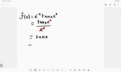 in-problems-1-26-find-the-derivative-of-the-given-function-fxe-x-tan-ex
