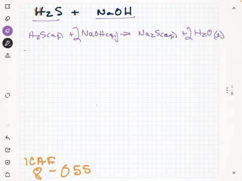 an-aqueous-solution-of-hydrosulfuric-acid-mathrmh_2-mathrmsa-q-reacts-with-an-aqueous-solution-of-2