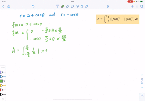find-the-area-a-of-the-region-inside-the-first-curve-and-outside-the-second-curve-r2cos-theta-text-a
