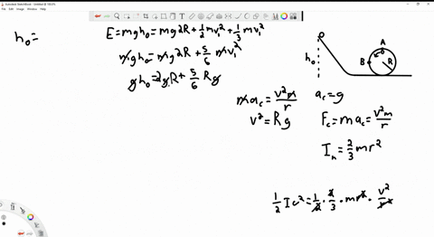a-thin-walled-hollow-spherical-shell-of-mass-m-and-radius-r-starts-from-rest-and-rolls-without-sli-4