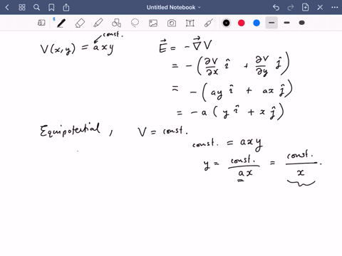 the-potential-in-a-region-is-given-by-va-x-y-where-a-is-a-constant-a-determine-the-electric-field-in