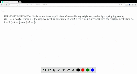 harmonic-motion-the-displacement-from-equilibrium-of-an-oscillating-weight-suspended-by-a-spring-is-