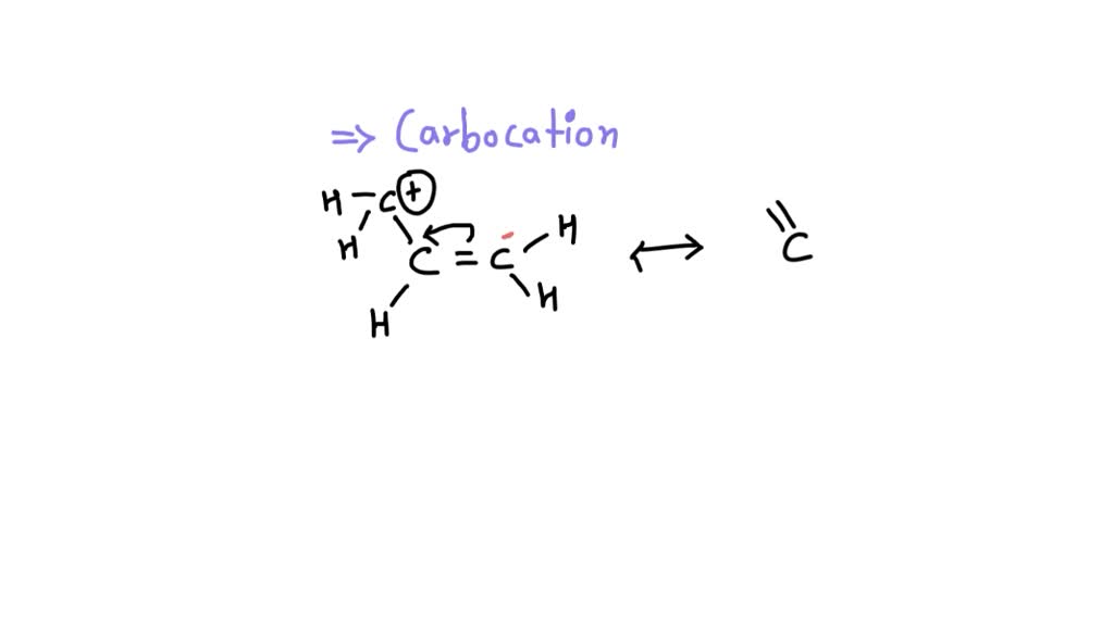 SOLVEDCarbocations can be stabilized by resonance. Draw all the