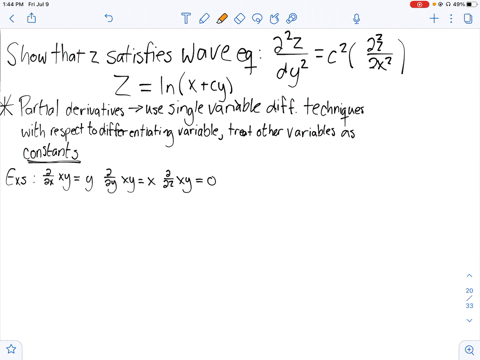 show-that-the-function-satisfies-the-wave-equation-partial2-z-partial-t2c2leftpartial2-z-partial-x-3