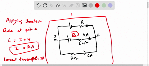 in-the-circuit-shown-in-fig-e2623-find-a-the-current-in-resistor-r-b-the-resistance-r-c-the-unknown-