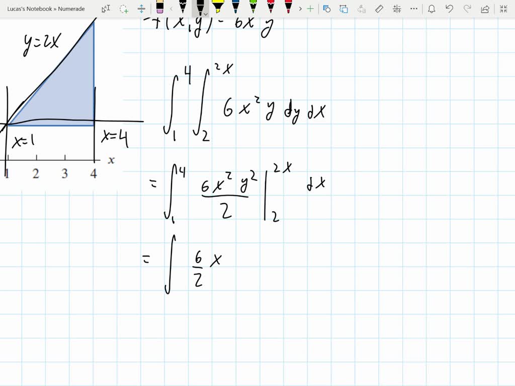 solved-find-the-volume-under-the-graph-of-the-function-f-x-y-6-x-2-y