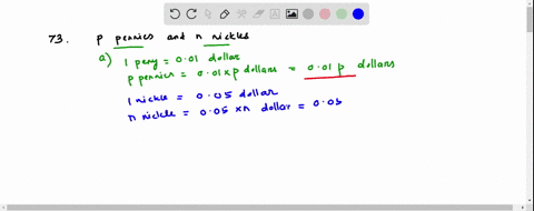 write-an-expression-that-represents-the-amount-of-money-in-a-dollars-and-b-cents-given-the-followi-5