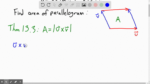 find-the-area-of-the-parallelogram-that-has-two-adjacent-sides-mathbfu-and-mathbfv-mathbfu-3-mathbfi