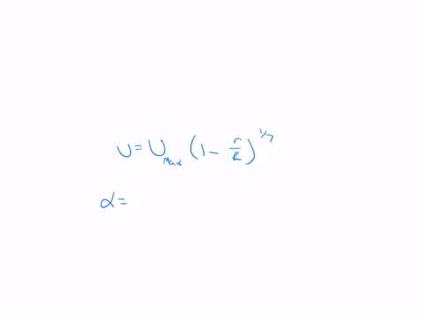determine-the-kinetic-energy-coefficient-alpha-if-the-velocity-distribution-for-turbulent-flow-in-a-