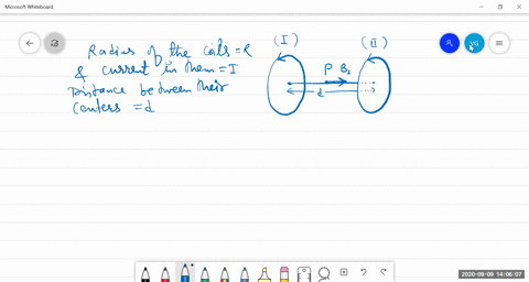 two-flat-circular-coils-each-with-a-radius-r-and-wound-with-n-turns-are-mounted-along-the-same-axis-