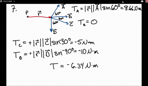 in-fig-e107-forces-veca-vecb-vecc-and-vecd-each-have-magnitude-50-mathrmn-and-act-at-the-same-point-