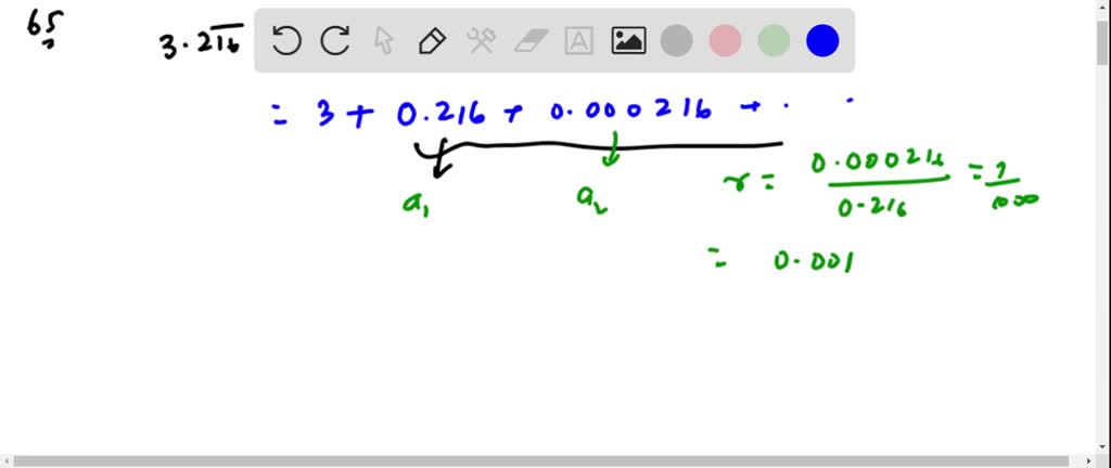 SOLVED:Represent each repeating decimal as the quotient of two integers ...