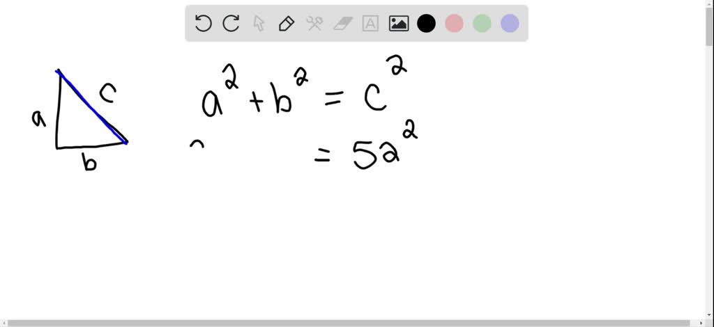 SOLVED:The lengths of three sides of a triangle are given. Determine ...