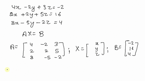 use-an-inverse-matrix-to-solve-if-possible-the-system-of-linear-equations-leftbeginarrayl-4-x-2-y3-z