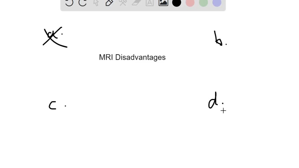  SOLVED What Are Two Major Disadvantages Of MRI Scans A Release Of 