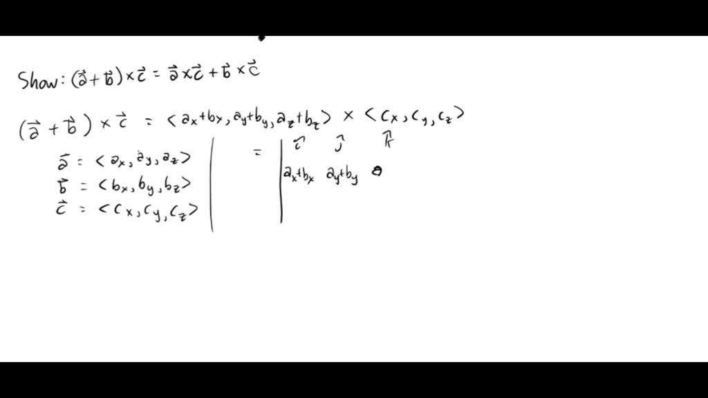 SOLVEDProve the specified property of cross products (Theorem 11