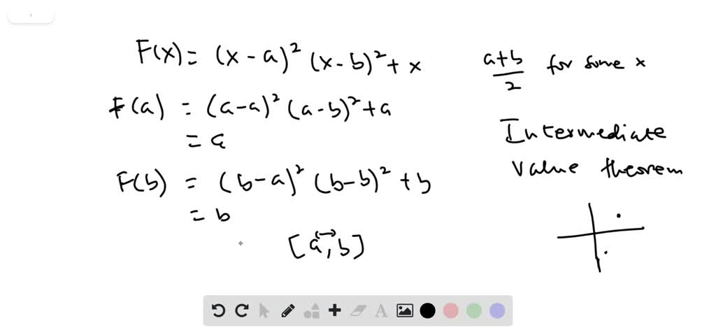 SOLVED:Show that the function F(x)=(x-a)^{2}(x-b)…