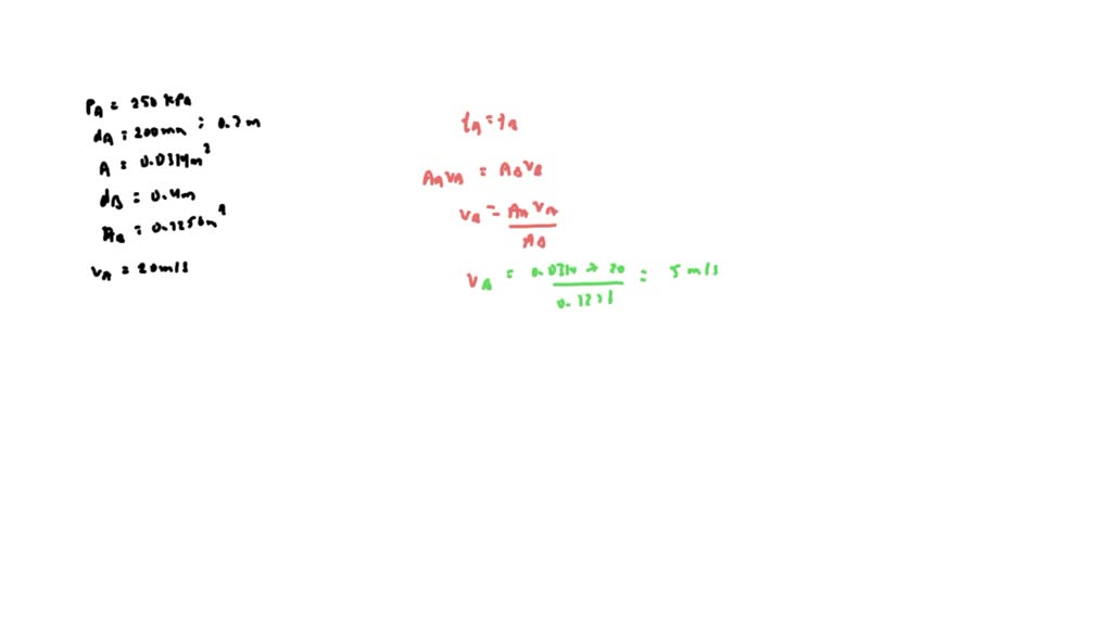 SOLVEDAir flows at 200 m / s through the pipe. Determine the pressure