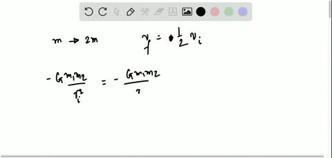 two-spheres-having-masses-m-and-2m-and-radii-r-and-3-r-respectively-are-released-from-rest-when-the-