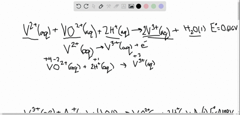 two-voltaic-cells-are-assembled-in-which-the-following-reactions-occur-beginaligned-mathrmv2mathrm-2