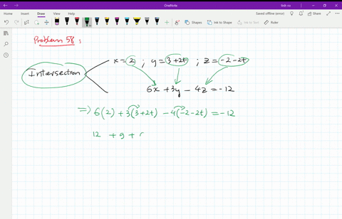 find-the-point-in-which-the-line-meets-the-plane-x2-quad-y32-t-quad-z-2-2-t-quad-6-x3-y-4-z-12-2