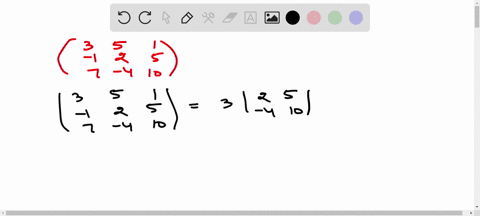 evaluate-the-determinant-of-the-given-matrix-by-cofactor-expansion-leftbeginarrayrrr-3-5-1-1-2-5-7-4