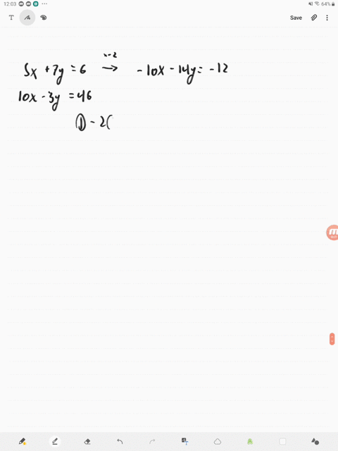 solve-each-system-by-elimination-in-systems-with-fractions-first-clear-denominators-beginaligned5-x7